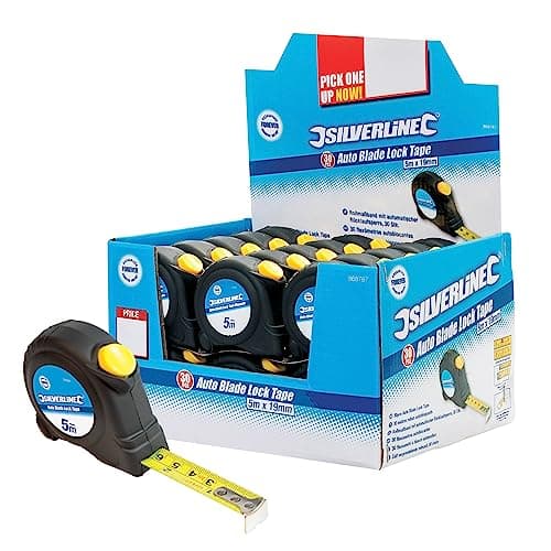 Image of Silverline Auto Blade Lock Tape Display Box 30pce 5m / 16ft x 19mm (868787)