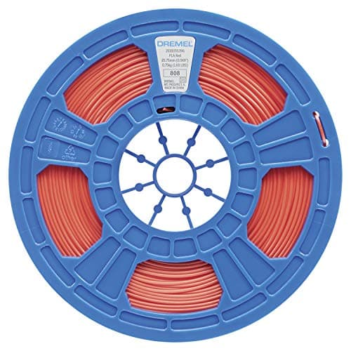 Image of Dremel 2615PL03JA 3D PLA for Digilab 3D Printer (750gr spool, 1.75 mm Diameter, RFID) Valuepack Orange, Red
