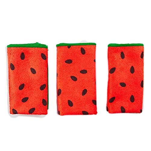 Image of Revolution Beauty London Skincare Jake Jamie Watermelon Microfibre Cleaning Cloths