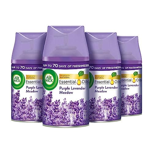 Image of Air Wick |Purple Lavender Meadow |Automatic Air Freshener|Freshmatic Auto Spray Refill | 250ml| Pack of 4