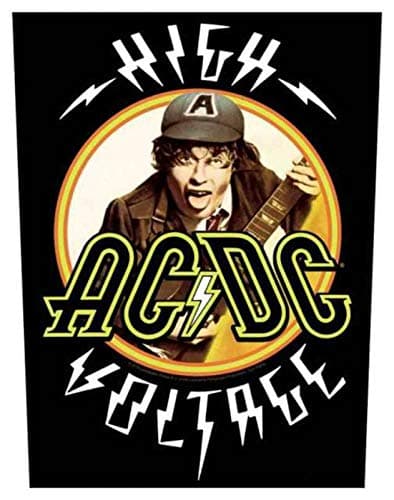 Image of AC/DC ACDC High Voltage Back Patch, multicoloured, One Size