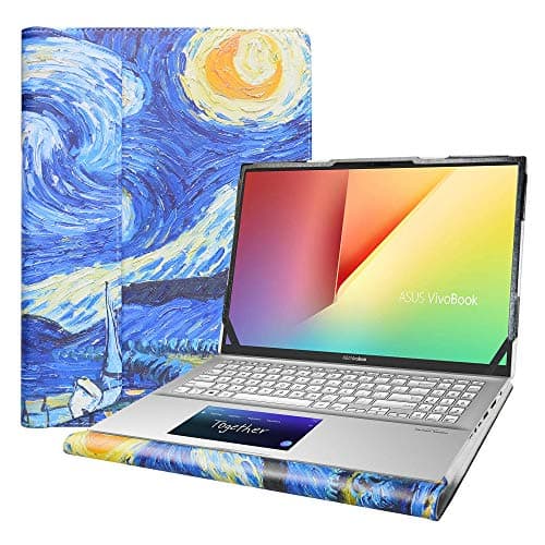 Image of Alapmk Protective Cover Case For 15.6" HUAWEI Matebook D 15 2020 & Asus VivoBook S15 S532FA/VivoBook 15 F512DA F512FA X512FA/ZenBook Flip UX563FD & Lenovo Yoga Slim 7 15IIL05 Laptop,Starry Night