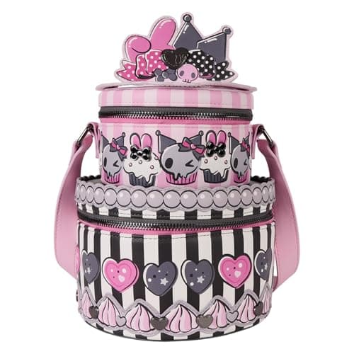 Image of Loungefly Sanrio My Melody and Kuromi Figural Crossbody Bag