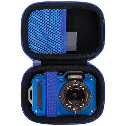 Image of Aenllosi Hard Travel Case Compatible with Kodak PIXPRO WPZ2 Waterproof Digital Camera,Protective Case for Kodak Compact Digital Camera(Blue,Case Only)