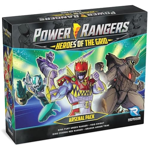 Image of Renegade Game Studios: Power Rangers: Heroes of The Grid: Arsenal Pack - Expansion, Type of Cards, Deck-Building Roleplaying Game