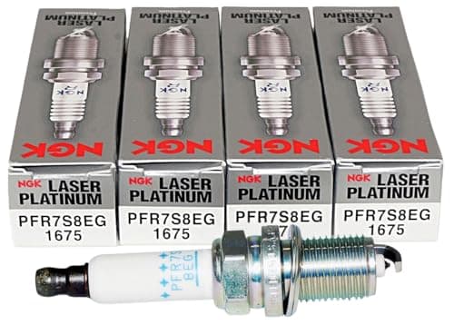 Image of NGK (1675) PFR7S8EG Spark Plug - Pack of 4