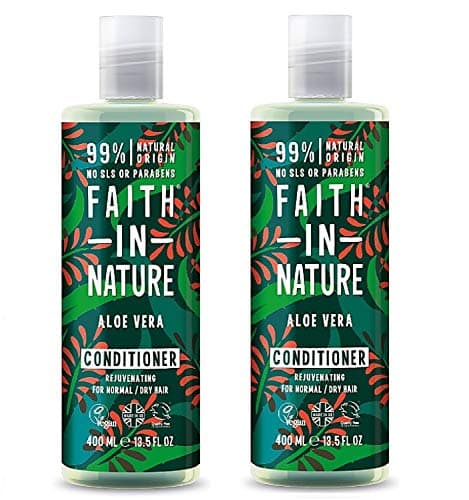 Image of (2 Pack) - Faith in Nature - Aloe Vera Conditioner | 400ml | 2 PACK BUNDLE