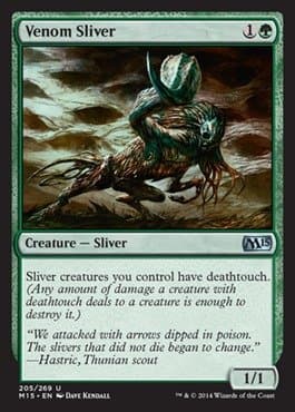 Image of Magic The Gathering - Venom Sliver (205/269) - Magic 2015