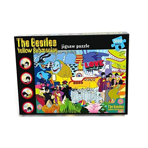 Image of The Beatles Official Yellow Submarine Album Cover 1000 Piece Jigsaw Puzzle
