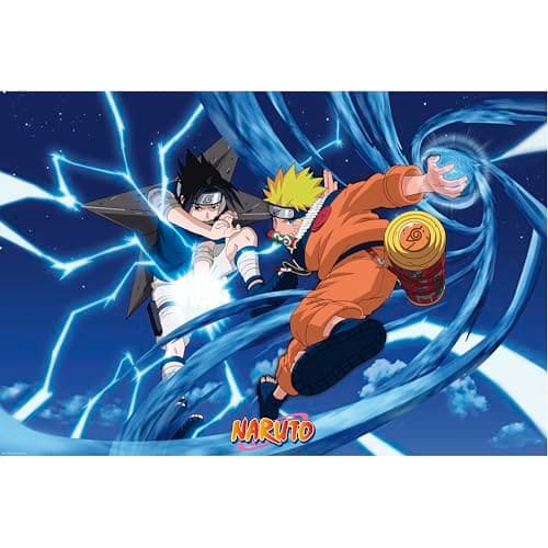 Image of ABYSTYLE Naruto Naruto & Sasuke 61 x 91.5cm Maxi Poster