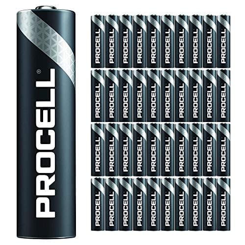 Image of 40 Pack - Duracell Procell AAA Batteries | 1.5V Industrial Power Alkaline Battery | Home or Office Use | Car Air Freshener Promo Pack | Reliable Long Lasting Power