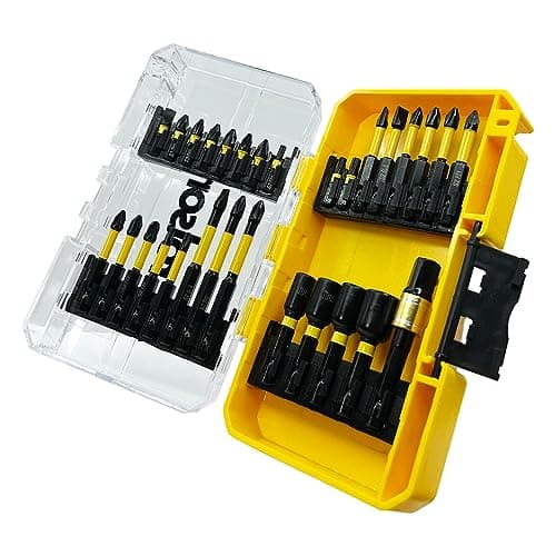 Image of Rolson Impact Driver Set 29 Pieces: Various Driver Fitting and Sizes inc nut Spinners in Storage case 30326