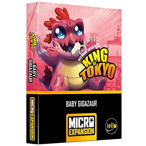 Image of Iello | King of Tokyo: Baby Gigazaur Micro Expansion | Family Board Game | Ages 8+ | 2-6 Players | 30 mins Minutes Playing Time
