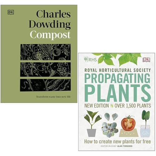 Image of Compost Transform Waste Into New Life By Charles Dowding & RHS Propagating Plants By Alan Toogood 2 Books Collection Set