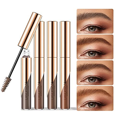 Image of Eyebrow Gel, Eyebrow Dye/Eyebrow Tint/Semi-Permanent Eyebrow Gel Tattoo Brow Waterproof Sweat-proof,Fast Drying,Brow Gel (Light Brown)