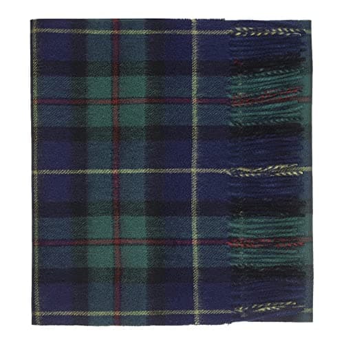Image of Oxfords Cashmere 100% Lambswool Plaid Tartan Scarf, Macleod