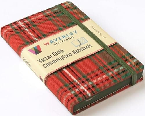 Image of Waverley (M): Hay AncientTartan Cloth Commonplace Notebook (Waverley Genuine Scottish Tartan Notebook)