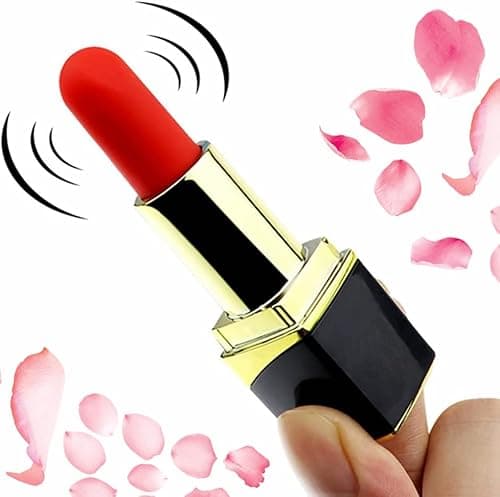 Image of Vibrat.o.r Vibratorset for Woman Silent S.ex S.t.imulator Adults Toys Small Bu.llet Li.PST.ick Vibabrator for Women Toys4Women Toys4couples Waterproof 10 Modes Powerful Gift (Black)