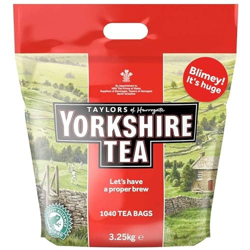 Image of Yorkshire Tea, Total 1040 Tea Bags, (Pack of 3.25 kg)