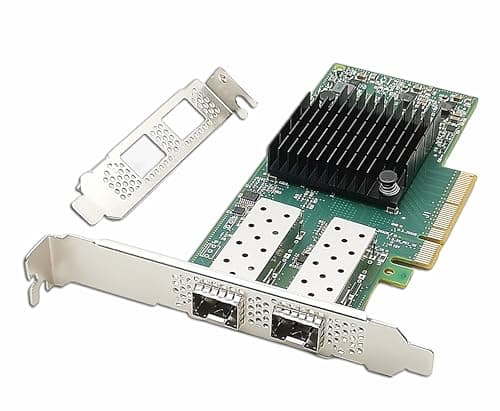 Image of 10/25GbE PCIE x8/x16 Ethernet Adapter Dual SFP28 Port with Mellanox ConnectX4 Lx MCX4121A-ACAT Chipset, 25gigabit Network Server Card Support Windows/Linux/VMare/OFED