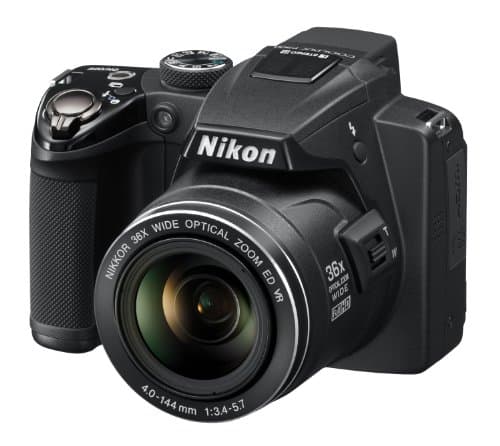 Image of Nikon COOLPIX P500 Compact Digital Camera - Black (12.1MP, 36x Optical Zoom) 3 inch LCD (Renewed)