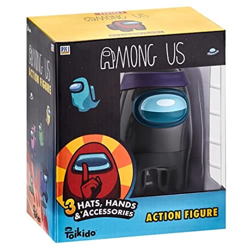 Image of Among Us Collectible Action Figure Series 1 With Accessories - Black