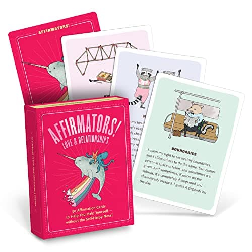 Image of Affirmators! Love & Relationships Deck: 50 Affirmation Cards to Help You Help Yourself without the Self-Helpy Ness!
