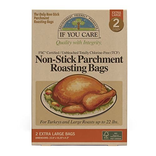 Image of If You Care Parchment Roasting Paper Bags – Pack of 2 - Unbleached, Chlorine Free, Nonstick, Compostable, Silicone Coated – Extra Large Size