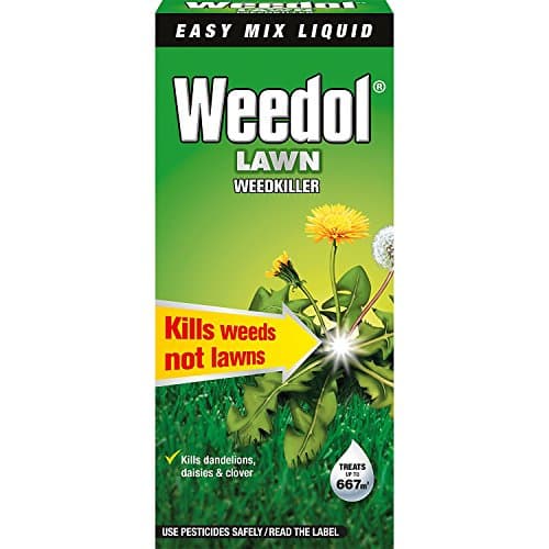 Image of Weedol 2 x Lawn Weedkiller Easy Mix Liquid Concentrate 1L