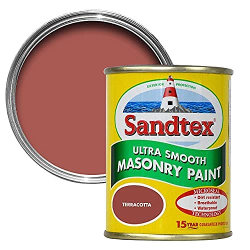 Image of Sandtex 150ml Terracotta Ultra Smooth Masonry Paint
