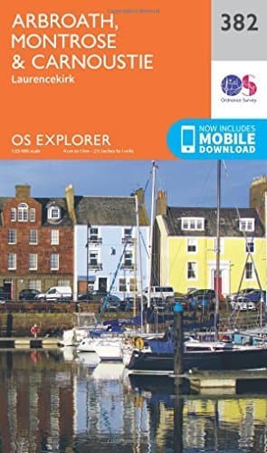 Image of OS Explorer Map (382) Arbroath, Montrose and Carnoustie by Ordnance Survey (2015-09-16)