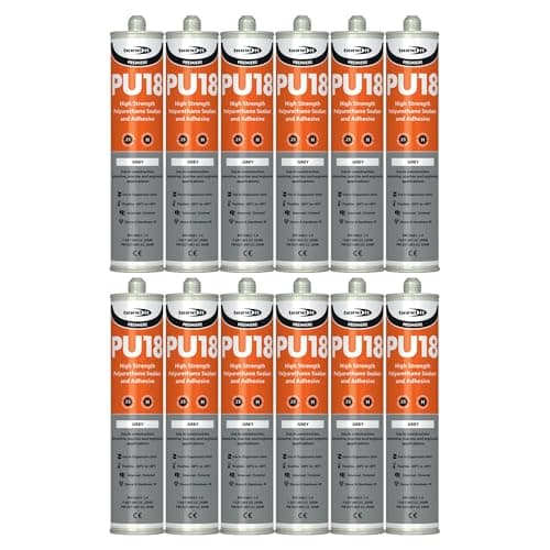 Image of Bond It PU18 High Strength Polyurethane Adhesive and Sealant - Grey, 310ml | Oil & Chemical Resistant | Flexible for Engineering, Construction, Automotive & Marine