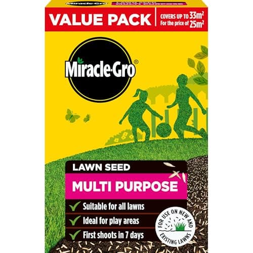 Image of Miracle-Gro Multi Purpose Lawn Seed, Child & Pet Friendly, Coverage 33m2, 1kg Box