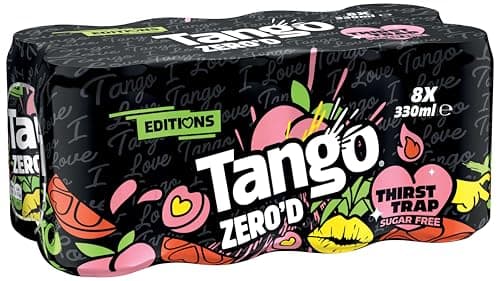 Image of Tango Zero’d Thirst Trap Sugar Free - Peach, Pineapple & Orange, 330ml (Pack of 8)