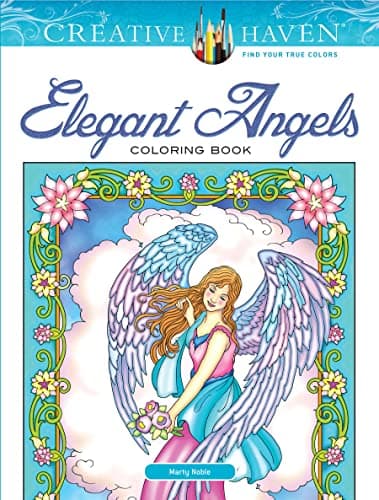 Image of Creative Haven Angels Coloring Book