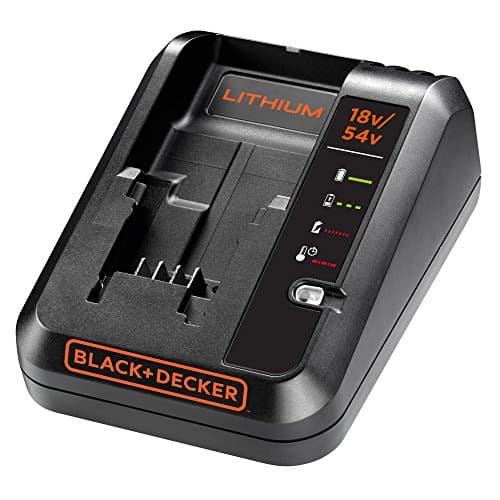 Image of BLACK+DECKER BDC2A-GB 54 V/18 V 2 A Charger - Black/Red