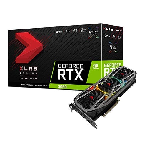 Image of PNY GeForce RTX 3090 24GB XLR8 Gaming REVEL EPIC-X RGB Triple Fan Graphics Card (Renewed)