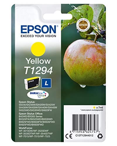 Image of Epson Apple Ink Cartridge for WorkForce WF-3520DWF Series - Yellow