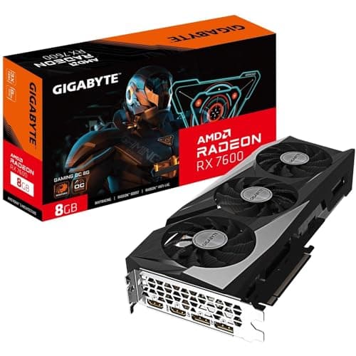 Image of Gigabyte Radeon RX 7600 GAMING OC 8G Graphics Card - 8GB GDDR6, 128bit, PCI-E 4.0, 2755 MHz Core Clock, 2 x DisplayPort, 2 x HDMI, GV-R76GAMING OC-8GD