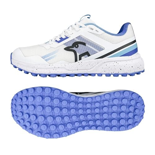 Image of Kookaburra KC 2.0 Rubber Sole Cricket Shoe - Blue/Sky - 9