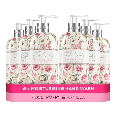 Image of Baylis & Harding Royale Garden Rose Poppy & Vanilla Hand Wash 500ml
