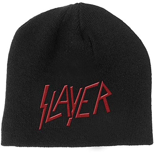 Image of Slayer Beanie Red Logo Knitted Hat