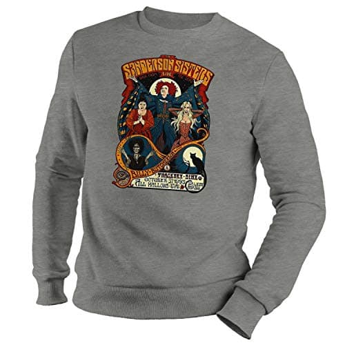 Image of GR8Shop Vintage Sanderson Sisters Art By Dune Unisex Grey Sweater Size M