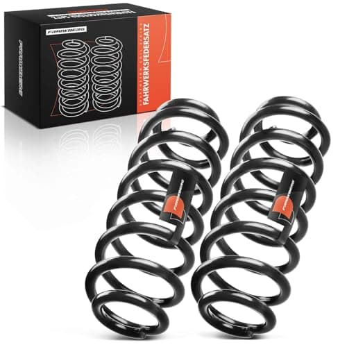 Image of Frankberg 2x Coil Spring Rear axle Compatible with T.o.u.r.a.n 1T1 1T2 MPV 2003-2010 T.o.u.r.a.n 1T3 MPV 2010-2015