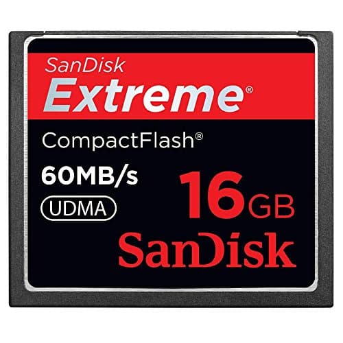 Image of SanDisk Extreme Compact Flash 16GB memory card