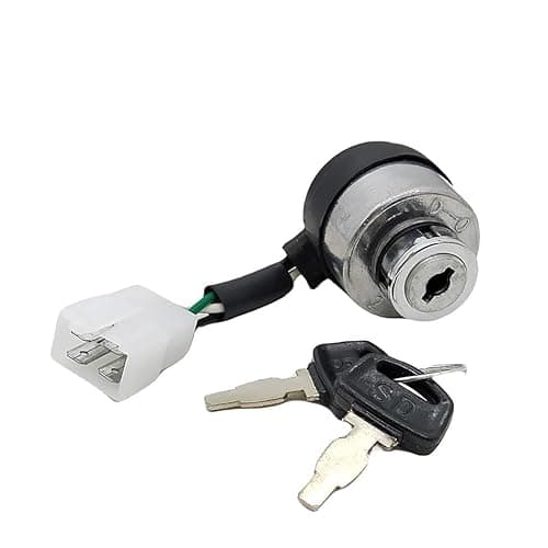 Image of 4 Wire Ignition Key Switch Fit For Gasoline Generator 2KW 3KW Door Locks 168F 170F Keylock Electric Start Switch(188F 190F 6 Wires)