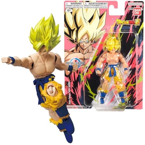 Image of DRAGON BALL Bandai Evolve Super Saiyan Goku Figure | 12.5cm Action Figure Toy | Anime Gifts and Merch From Manga, Beige