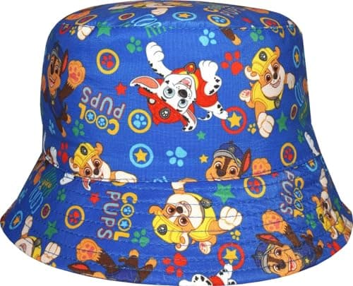 Image of Boys Paw Patrol Bucket Summer Hat YE40049 Blue 52