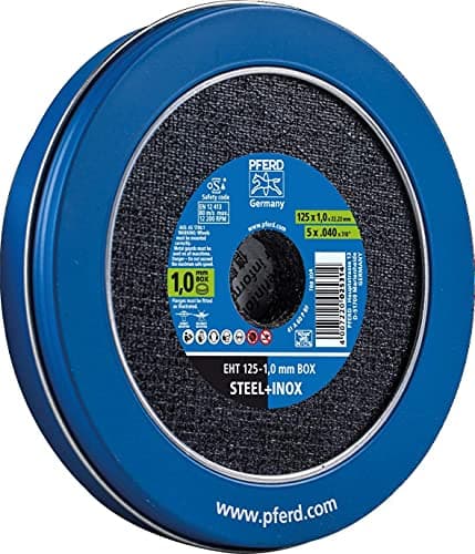 Image of Pferd 69121041 Angle Grinder Cutting Disc EHT Box (Pack of 10) - 125 x 1.0 mm
