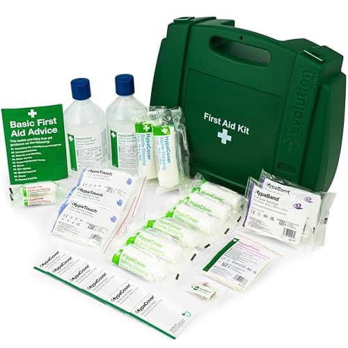 Image of Safety First Aid Group First Aid and Eye Wash Kit for 1-10 Persons